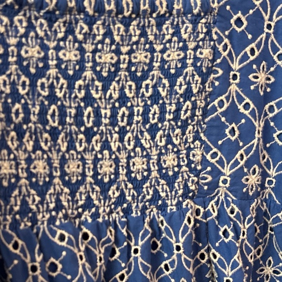 Lilly Pulitzer Blue and White Midi Dress - Picture 4 of 4